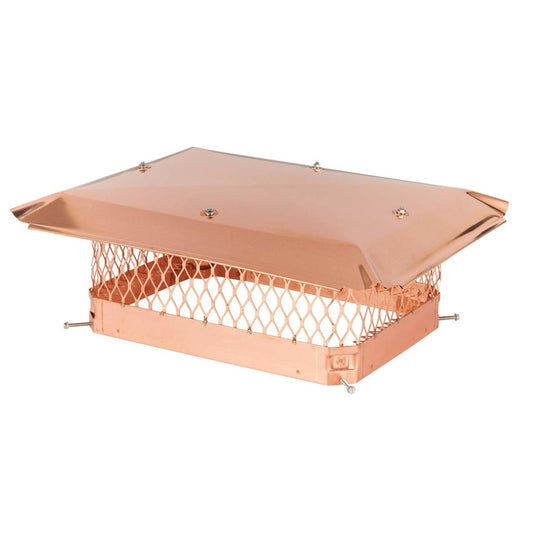 13" x 18" Copper Single Flue Chimney Cap