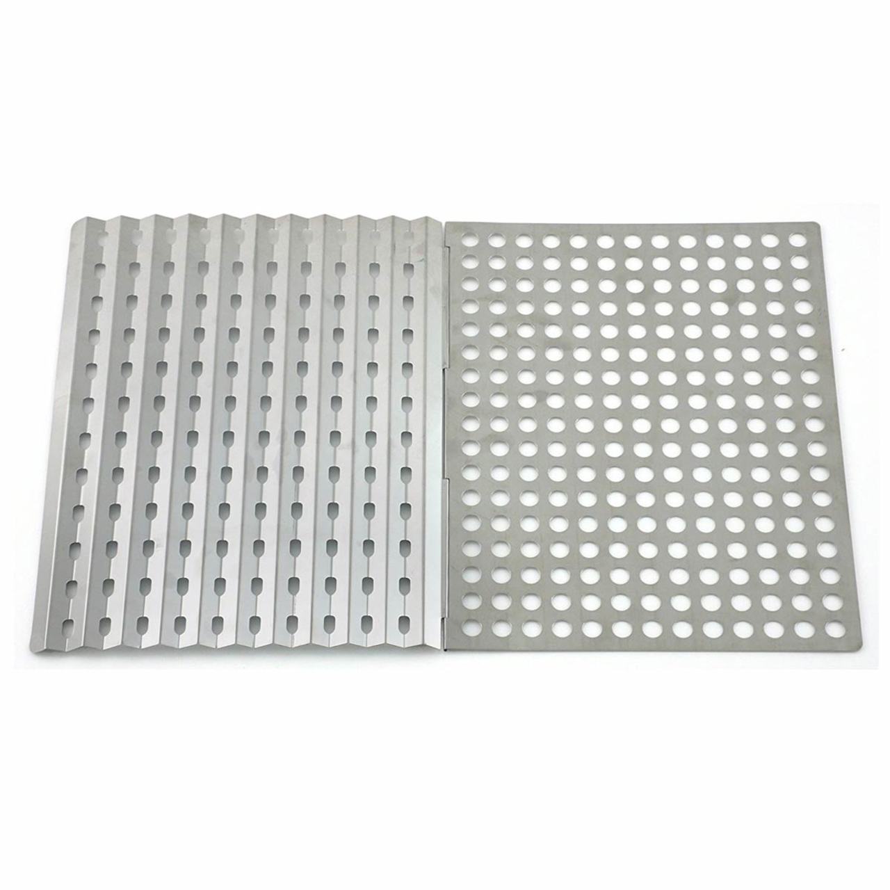 Mr. Bar-B-Q Stainless Steel Dual-Sided Barbecue Sheet