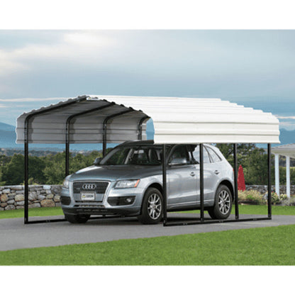 Arrow Carport 10 x 20 x 7 Ft. - Eggshell