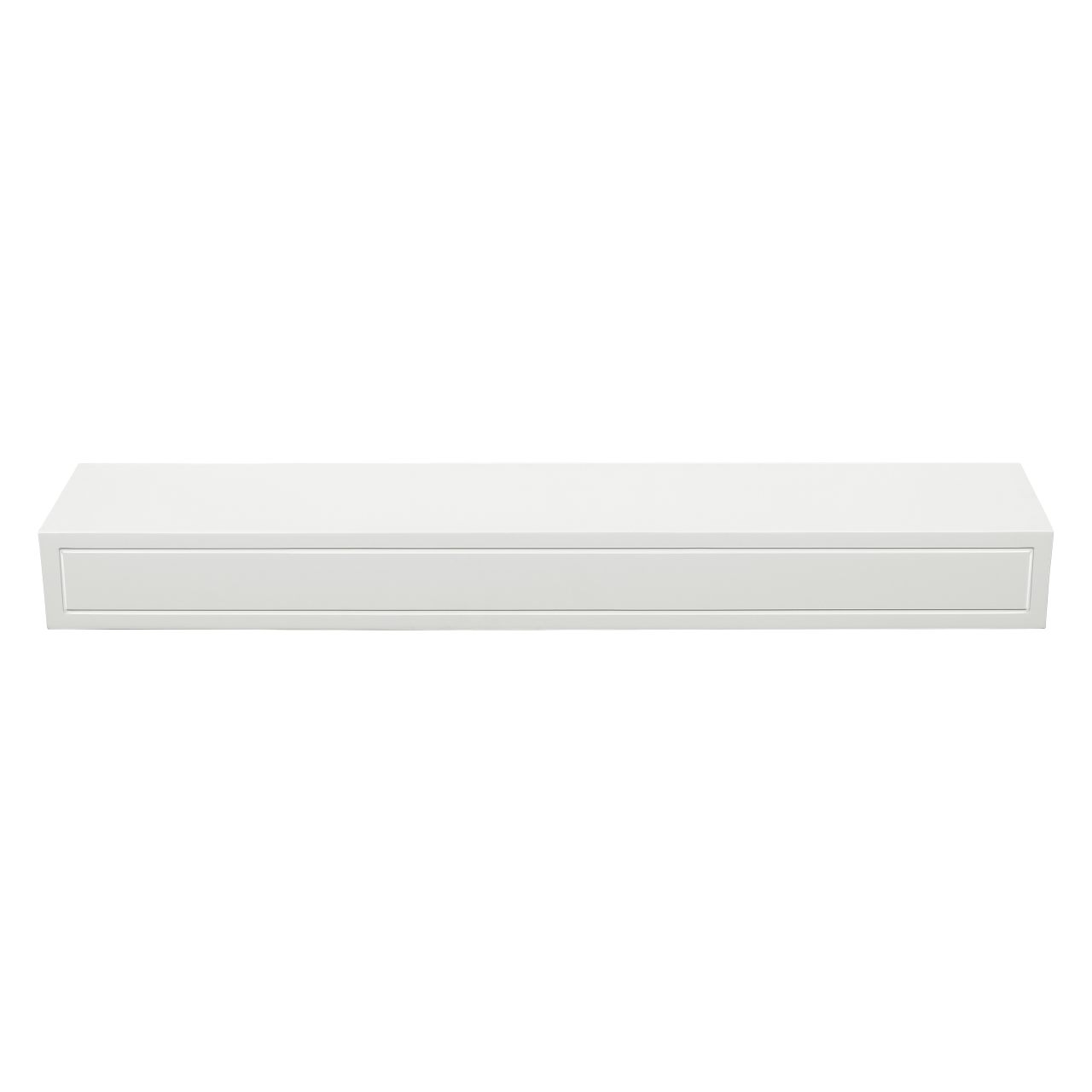 48" Sarah MDF Fireplace Shelf by Pearl Mantels - White Paint Finish