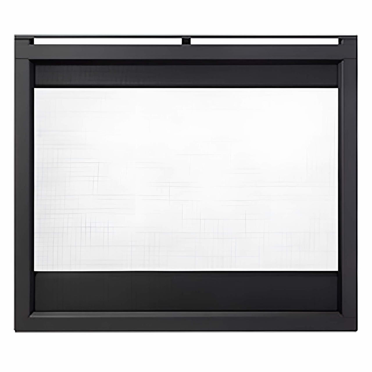 Monessen Firescreen Front - Black - FS-TWI-BK