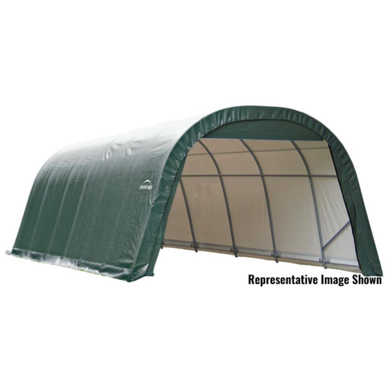 ShelterCoat 13' x 10' x 28' Wind & Snow Rated Garage  - Green
