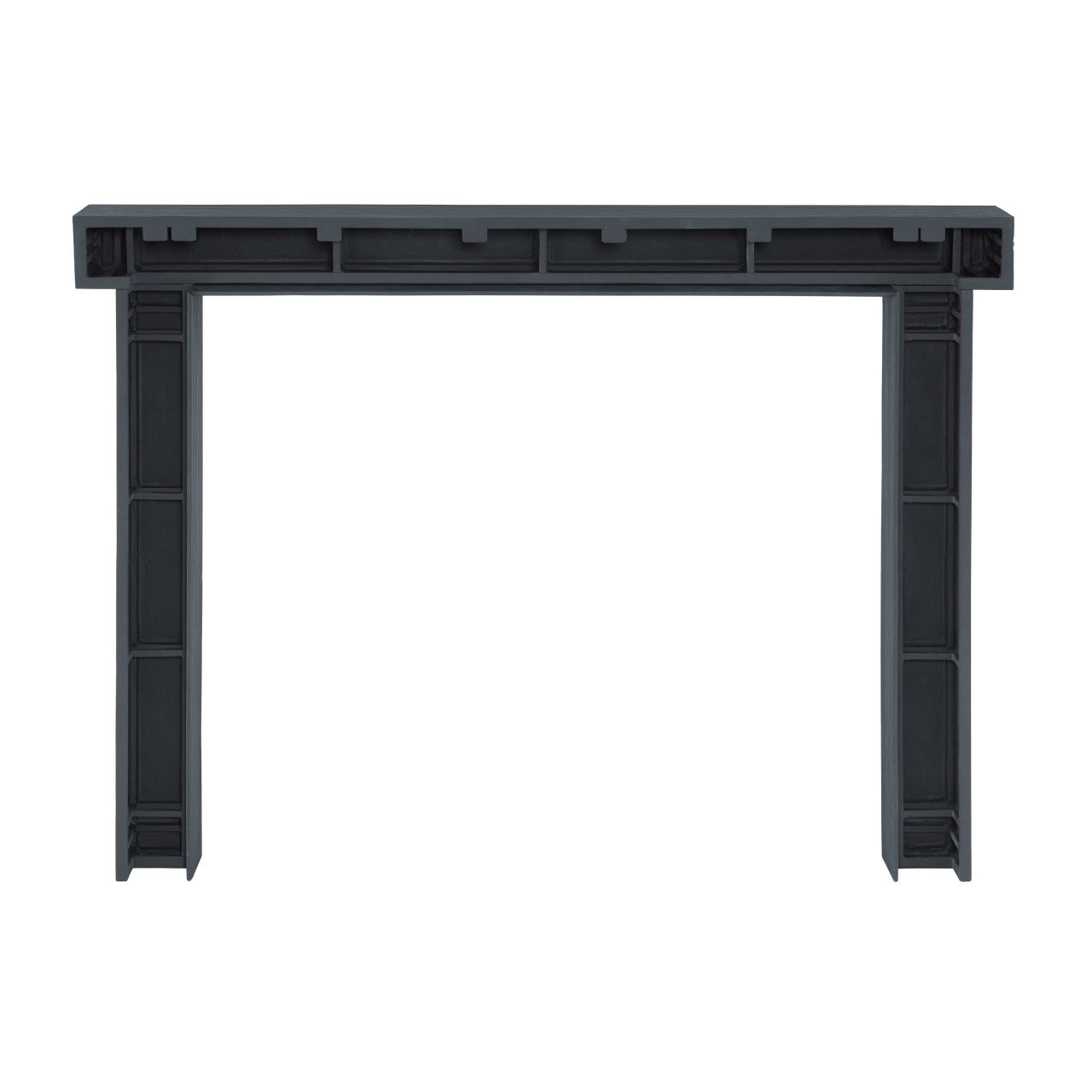 48" Zachary Non-Combustible Fireplace Surround by Pearl Mantels - Pepper Finish