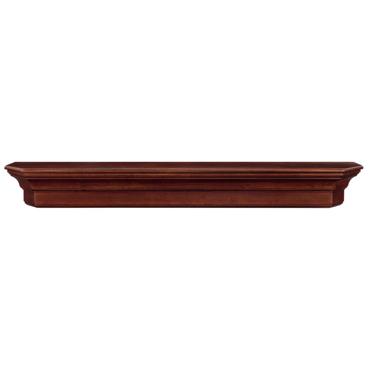 72" Lindon Fireplace Shelf by Pearl Mantels - Cherry Distressed Finish