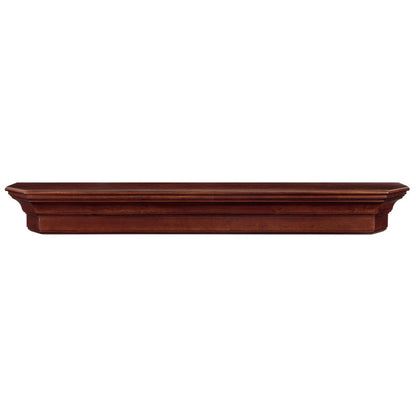 72" Lindon Fireplace Shelf by Pearl Mantels - Cherry Distressed Finish