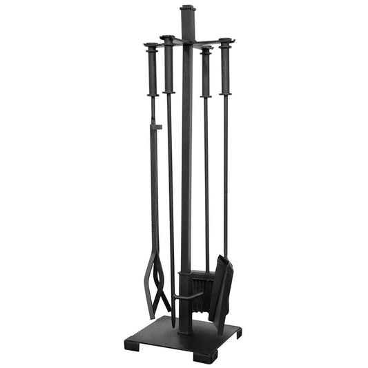 5-Piece Craftsman Fireset in Black