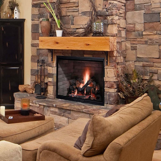 Majestic Biltmore 36" Radiant Open Wood-Burning Fireplace - SB60