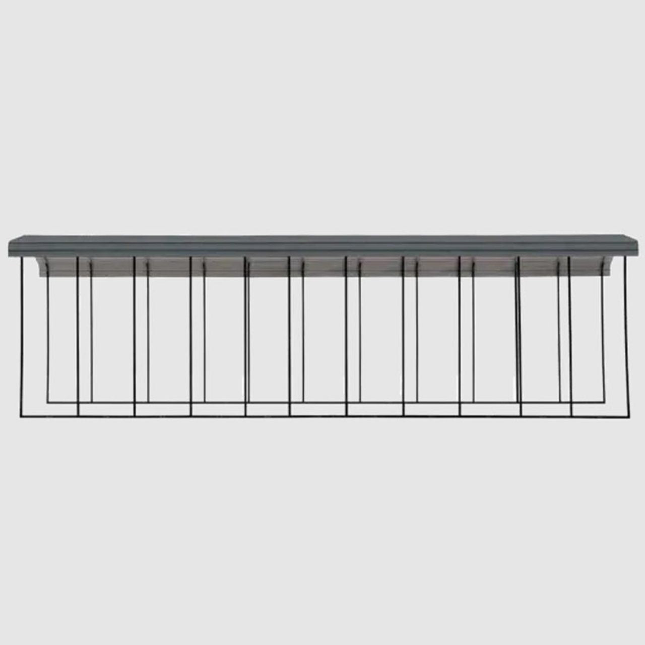 Arrow RV Carport 14 x 51 x 14 Ft. - Charcoal