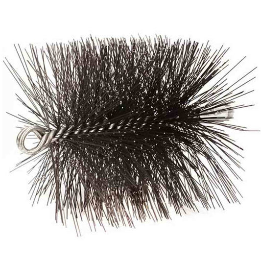 7" x 7" Square Heavy-Duty (Wire) Chimney Brush 3/8" NPT