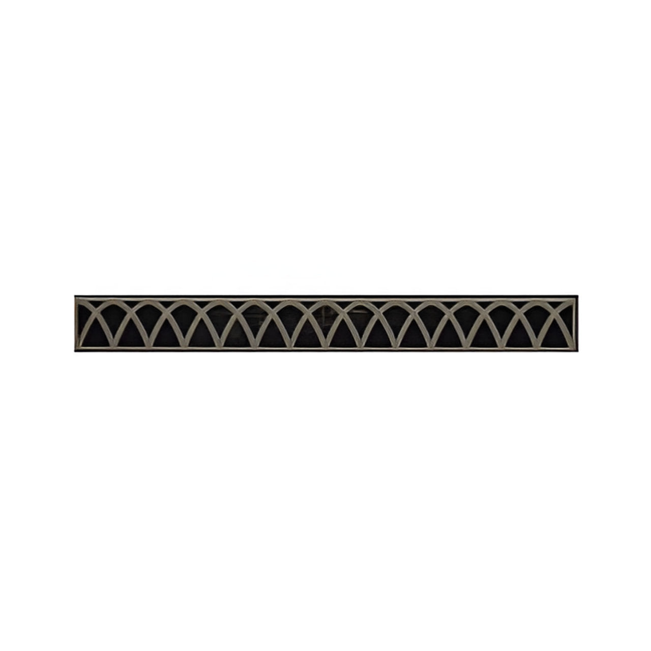 White Mountain Hearth Arch Louvers, Hammered Pewter FBG36AHP
