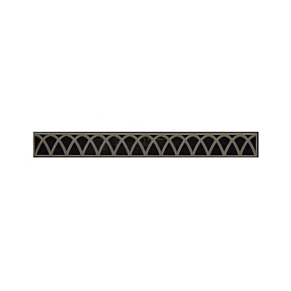 White Mountain Hearth Arch Louvers, Hammered Pewter FBG36AHP