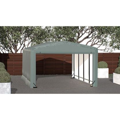 ShelterTube 12 x 18 x 8 Wind & Snow-Load Rated Garage - Green