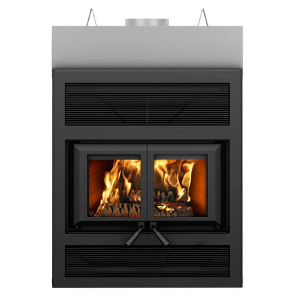 Ventis HE325 ZC EPA-Certified Wood Fireplace with Blower for Enhanced Heat Distribution