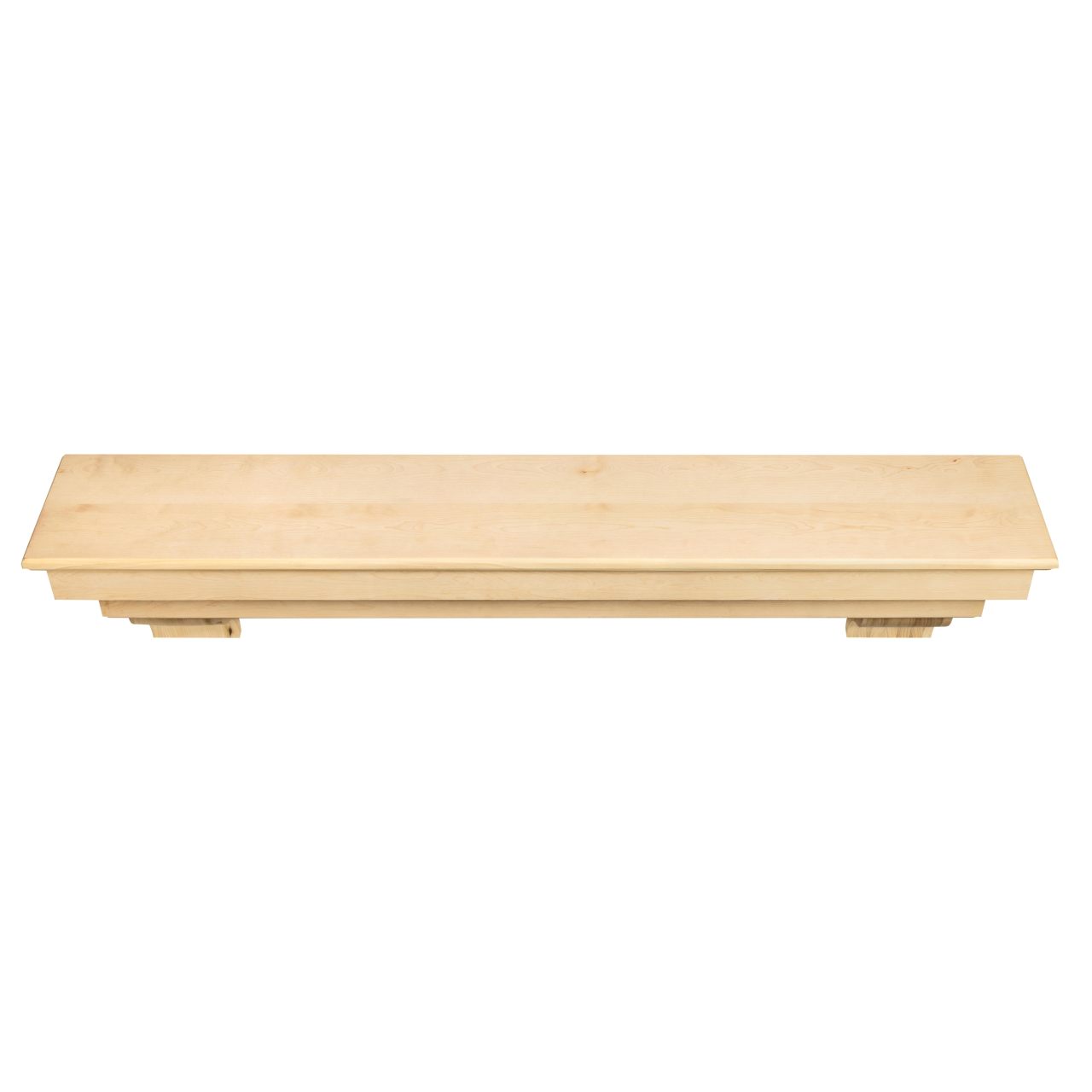60" Auburn Unfinished Fireplace Shelf by Pearl Mantels