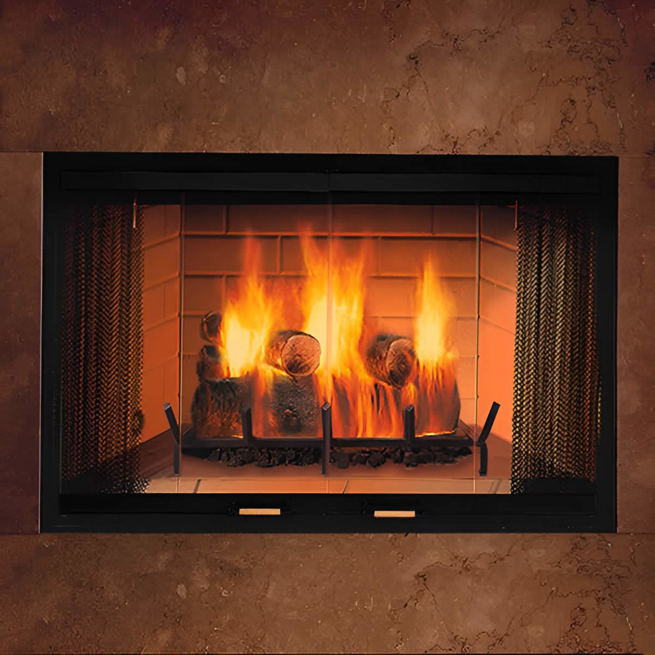 Majestic Sovereign 36" Radiant Wood-Burning Fireplace - SA36R
