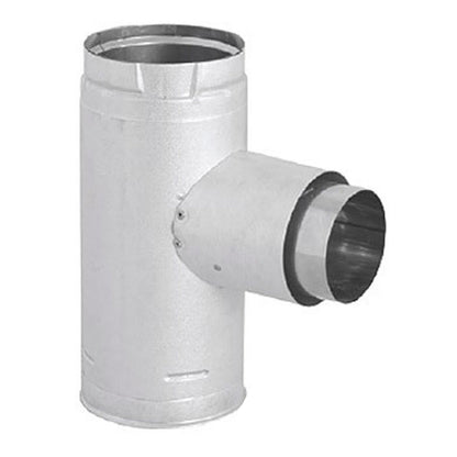 3" PelletVent Pro Increaser Adapter Tee with Clean-Out Tee Cap - 3PVP-TADX41