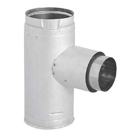 3" PelletVent Pro Increaser Adapter Tee with Clean-Out Tee Cap - 3PVP-TADX41