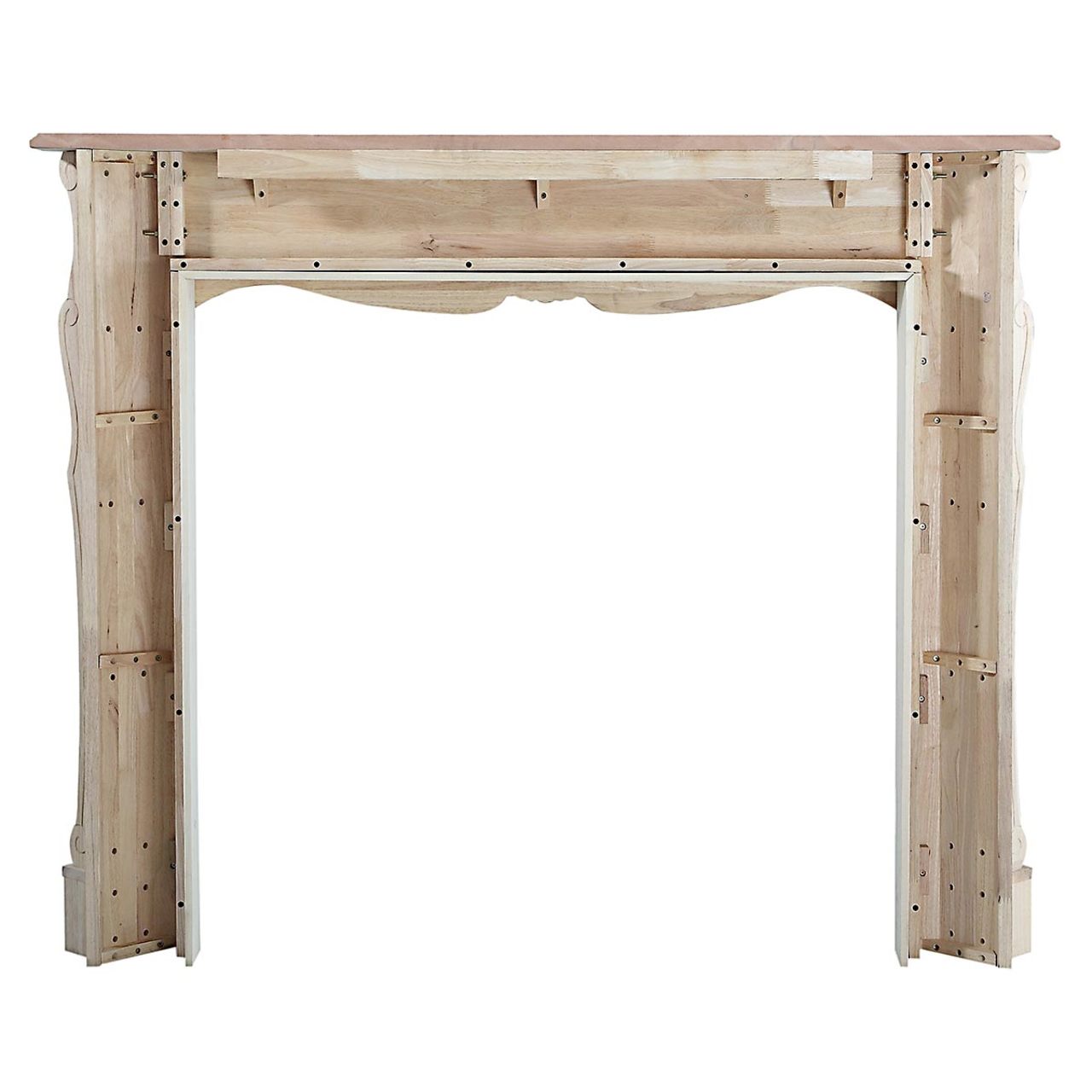 48'' Deauville Unfinished Fireplace Surround by Pearl Mantels