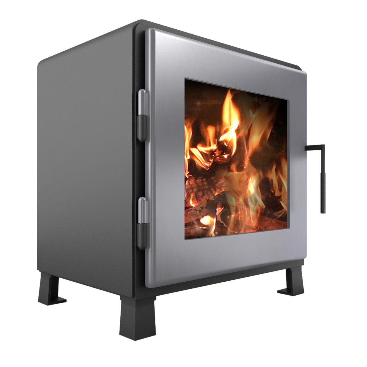 Nova 2 Wood Burning Stove - Charcoal