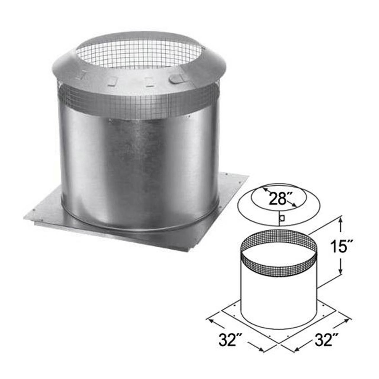 22'' DuraTech Attic Insulation Shield - 22DT-IS