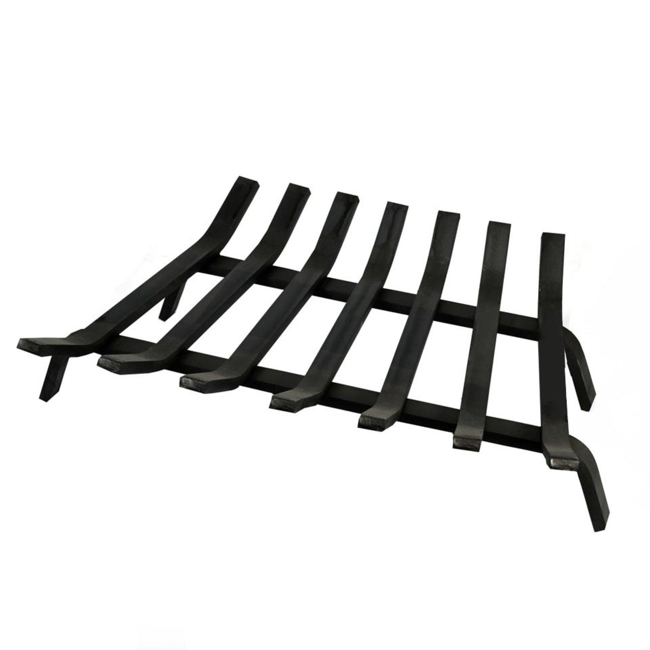 24" Black Lifetime Fireplace Grate - Extra Heavy-Duty