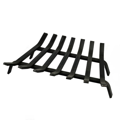 24" Black Lifetime Fireplace Grate - Extra Heavy-Duty