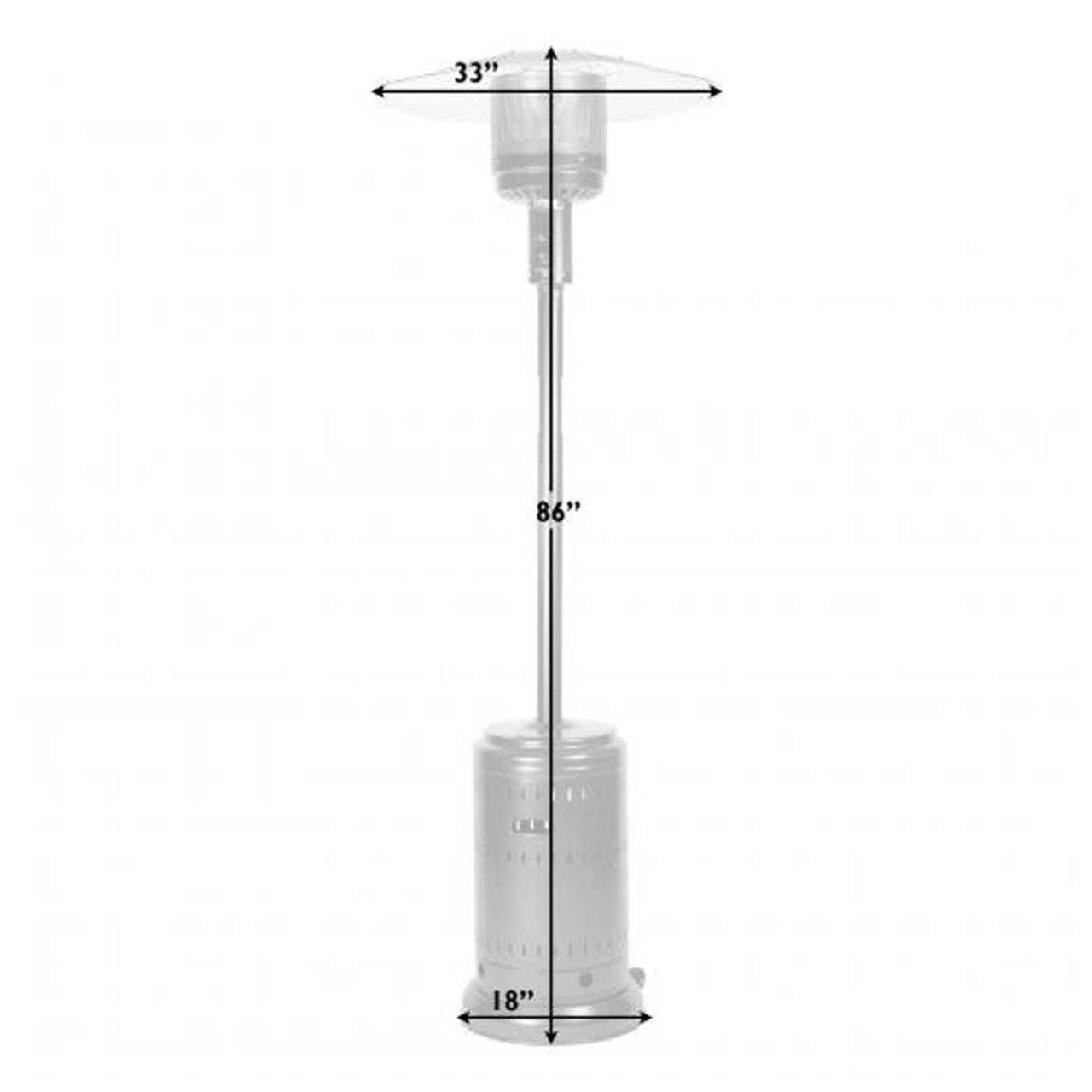 Platinum Commercial Patio Heater