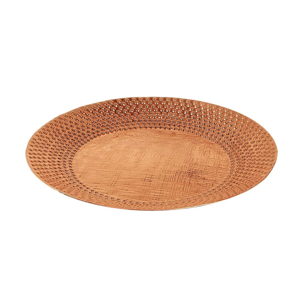 24" Classic Hammered Copper Bird Bath