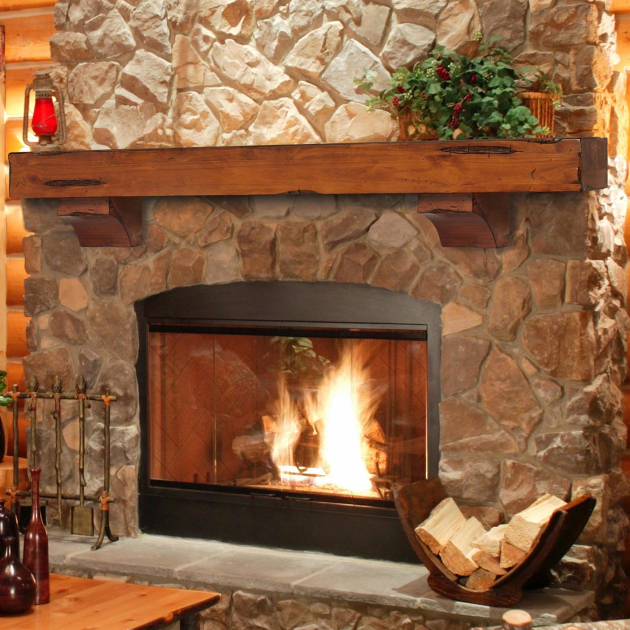 72" Shenandoah Unfinished Fireplace Shelf by Pearl Mantels
