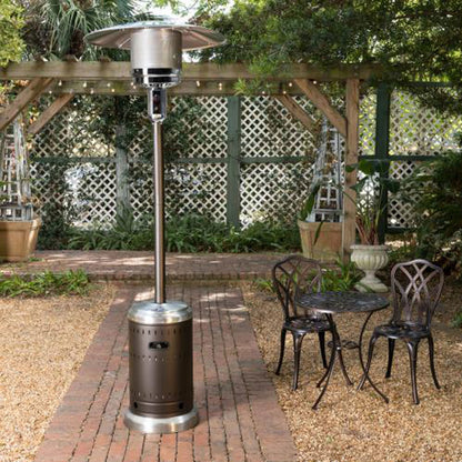 Ash And Stainless Steel Finish Patio Heater