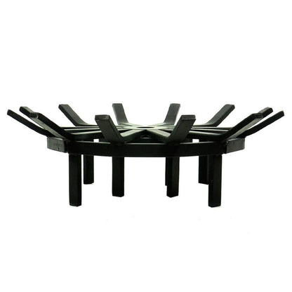 23" Black Spider Outdoor Fire Pit Grate
