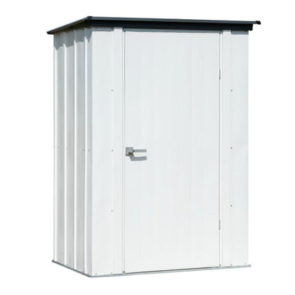 Spacemaker 4 x 3 Patio Shed - Flute Gray and Anthracite