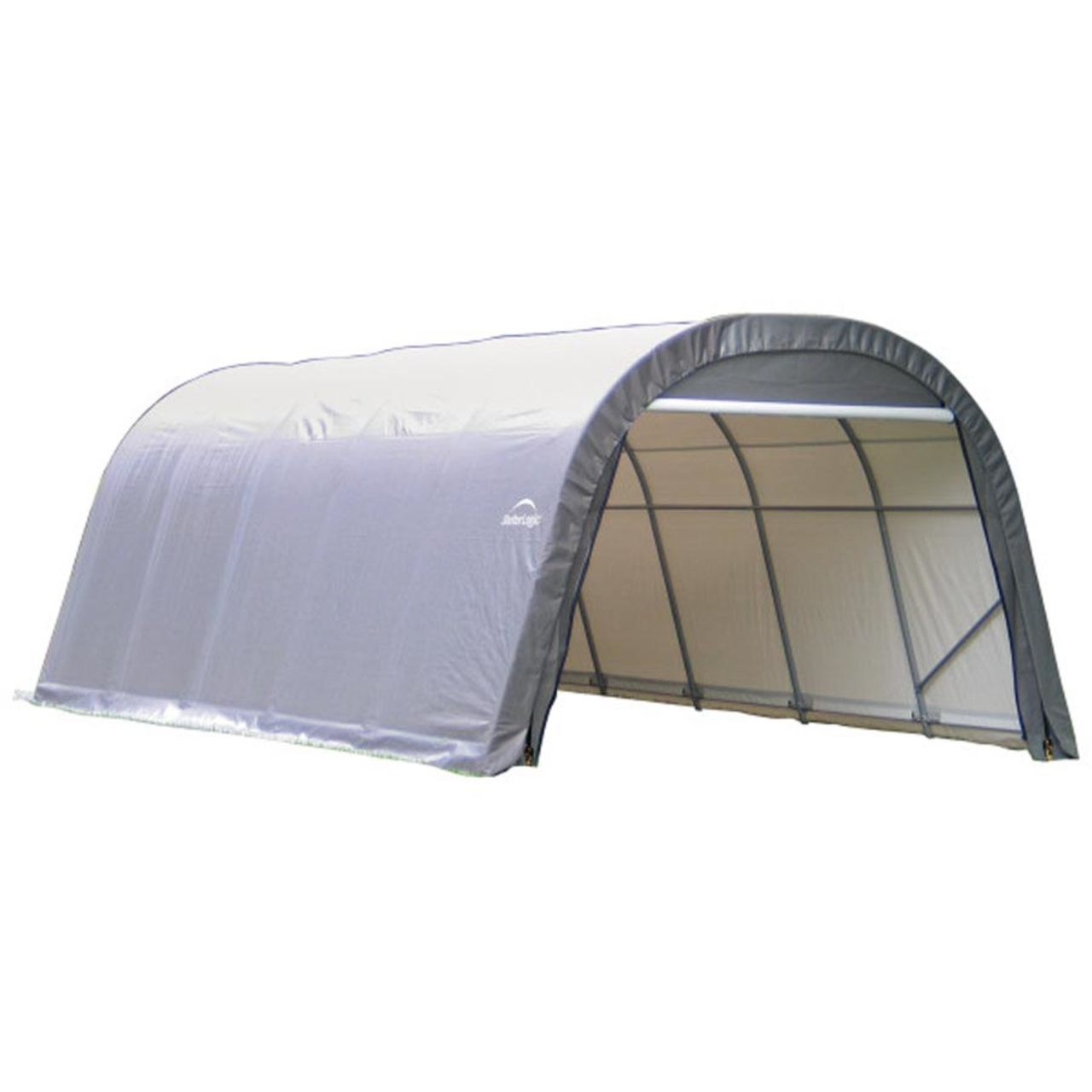 ShelterCoat 12' x  20' Wind & Snow Rated Round Garage - Gray