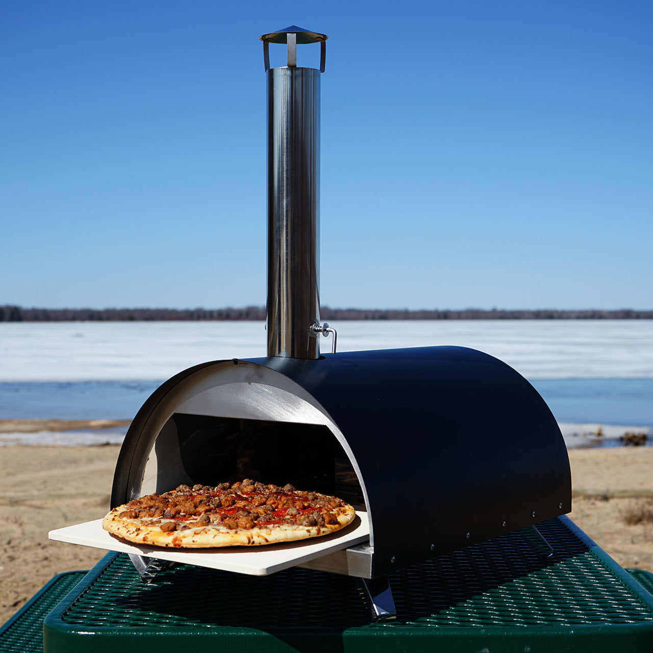 Stove Top Oven  アウトドア用1台4役のオーブン　値下げ中❗️ Woodeze Pizza Oven – Northline Express