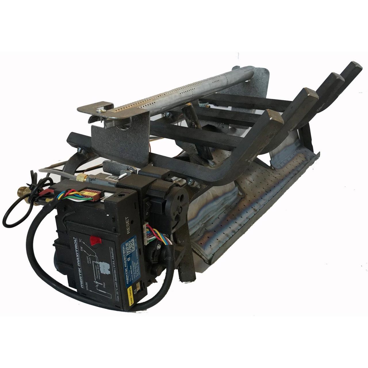 Grand Canyon Gas Logs 24"/30" Variable Electric Vent Free Burner - Stainless Steel - Natural Gas