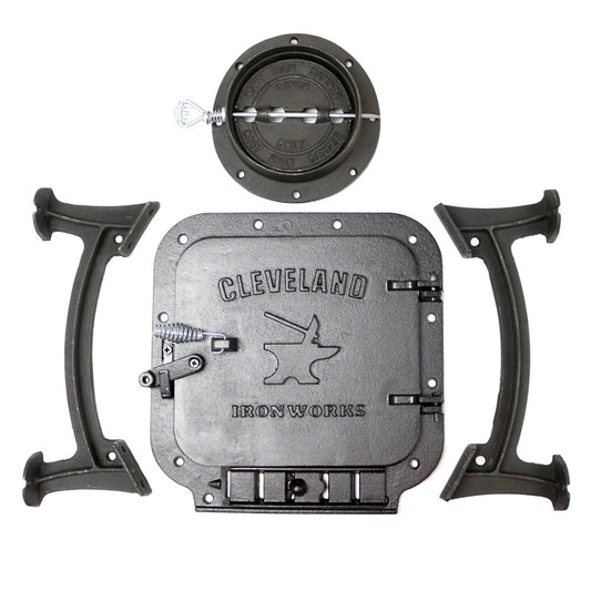 Barrel Cast Iron Camp Stove Starter Kit- F500300