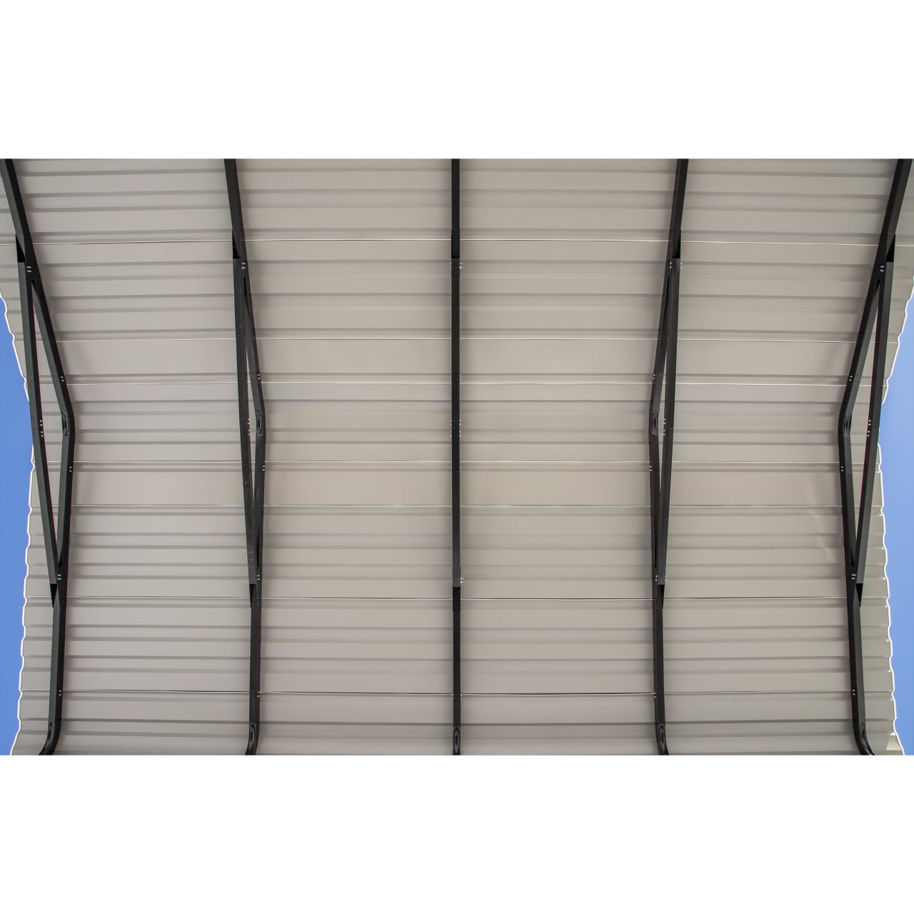 Arrow 14' x 24' x 14' Carport - Charcoal