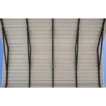 Arrow 14' x 24' x 14' Carport - Charcoal