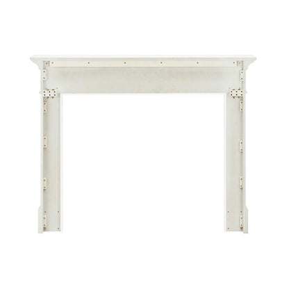 56" Jim MDF Fireplace Mantel by Pearl Mantels - White Paint Finish