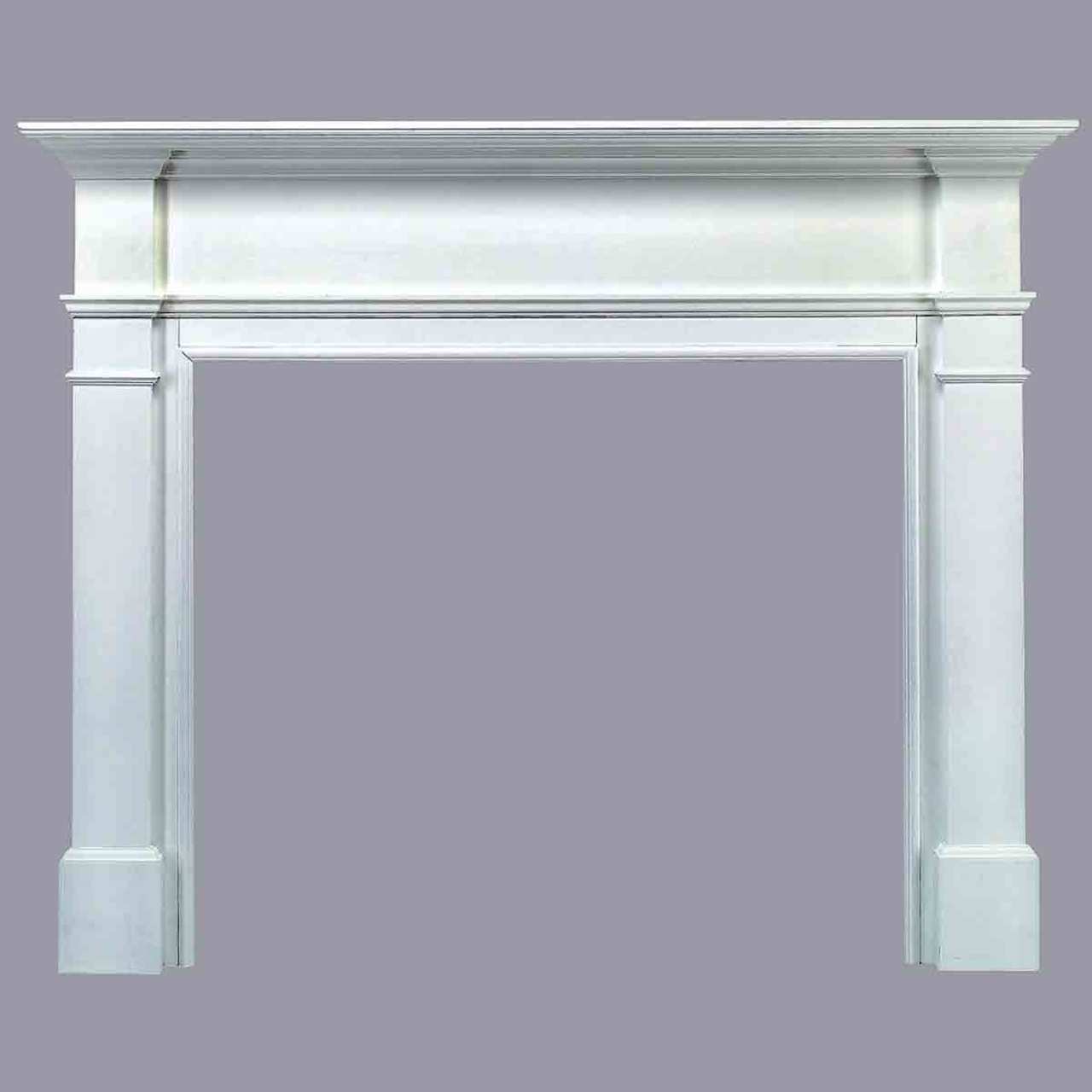 56" Windsor Unfinished Fireplace Mantel by Pearl Mantels