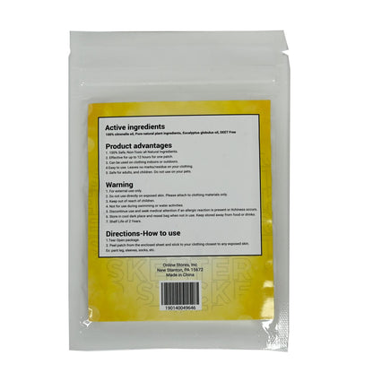 Skeeter Stickers Mosquito Repellent Patches - 60 Count