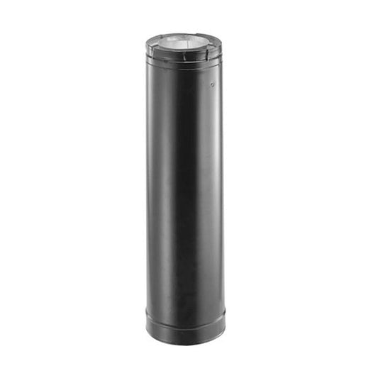 4" x 6 5/8" DirectVent Pro 60" Black Chimney Pipe - 46DVA-60B