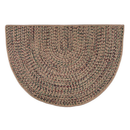 Goods of the Woods 4 Half Round Rug, Braided 48" x 27"
