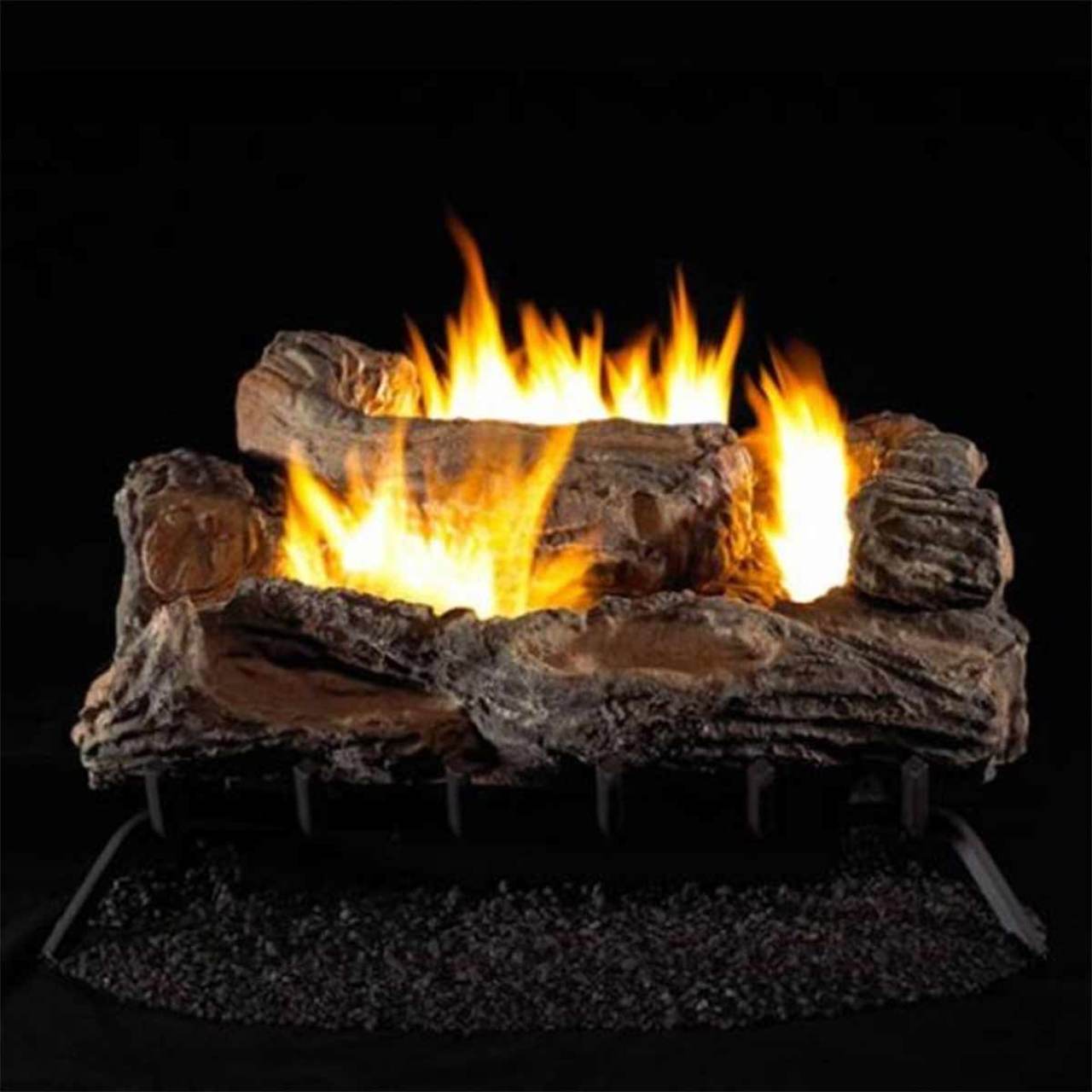 27" Superior Heat Majic Natural Gas Vent Free See-Thru Gas Logs