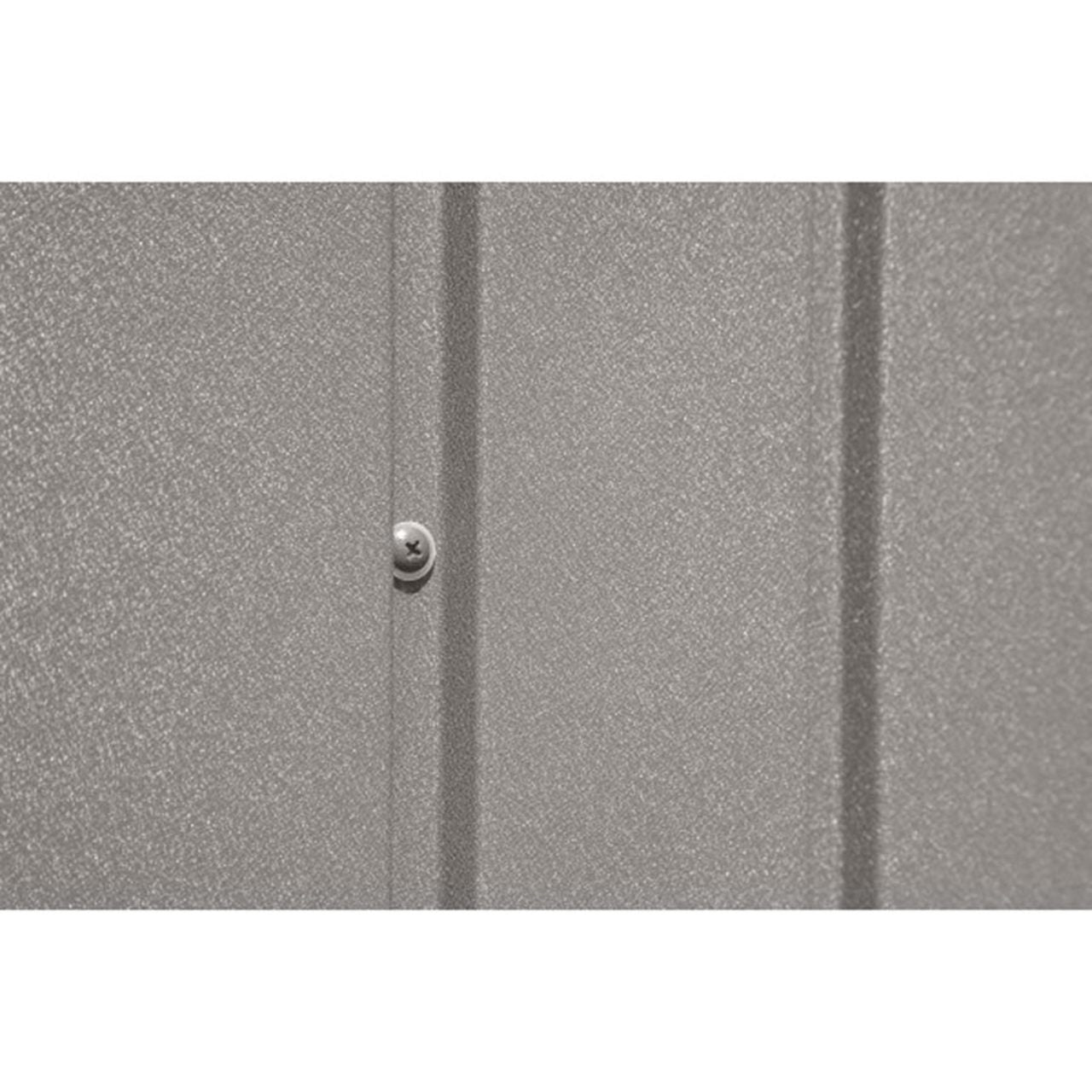 Arrow Elite Steel Storage Shed 6' x 6' - Cool Gray