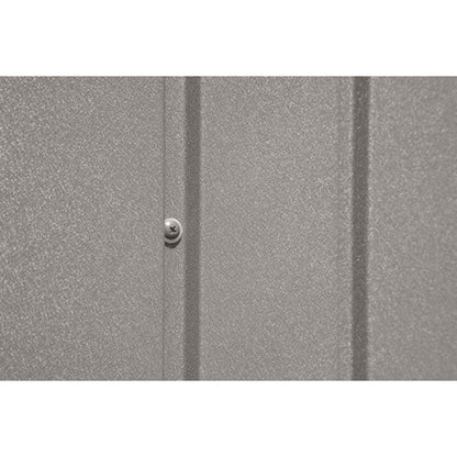 Arrow Elite Steel Storage Shed 6' x 6' - Cool Gray