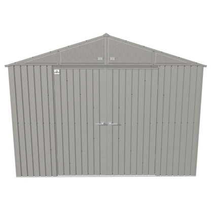 Arrow Elite Steel Storage Shed  10' x 8' Cool Gray