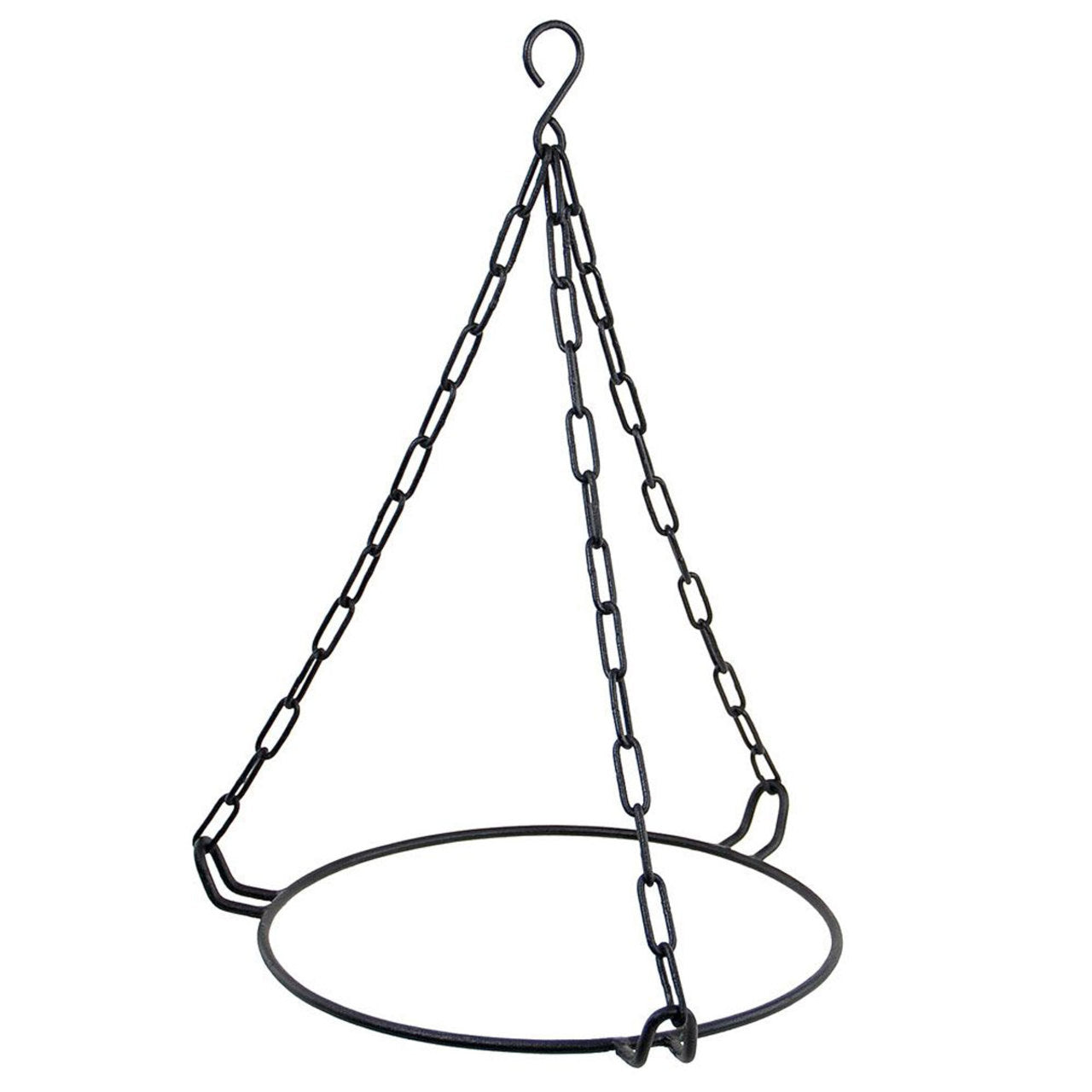Crackle Glass Hanging Birdbath-Mandarin