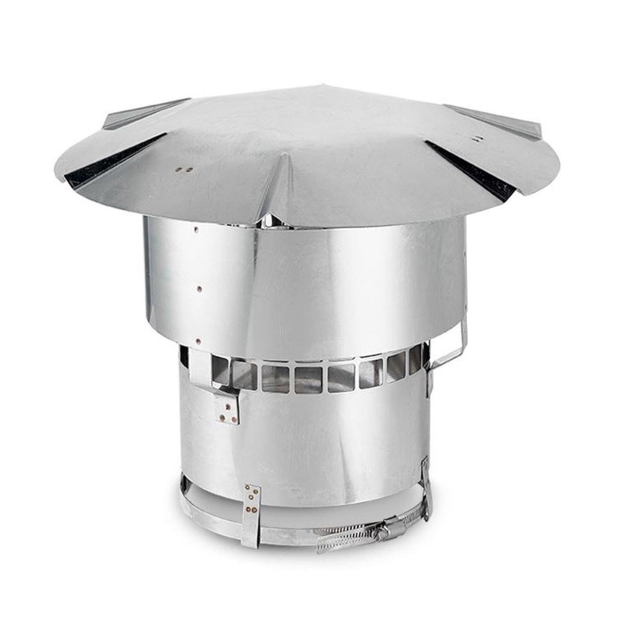 6" x 35' Lifetime Chimney Smooth-Wall Liner Kit with Stove Adapter