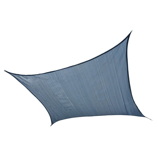 12' x 12' Heavyweight Square Shade Sail  - Sea Blue